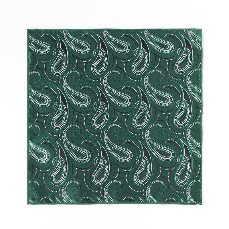 Set trei piese pentru bărbați, pentru afaceri: cravată, papion, batistă în model Paisley Jacquard