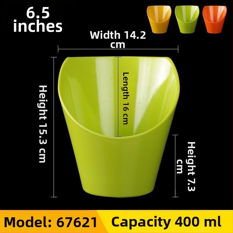 Vas melamină – în formă de extraterestru, model monocrom, finisaj glazurat, imprimare logo și posibilitate de personalizare, pentru adulți, stil simplu