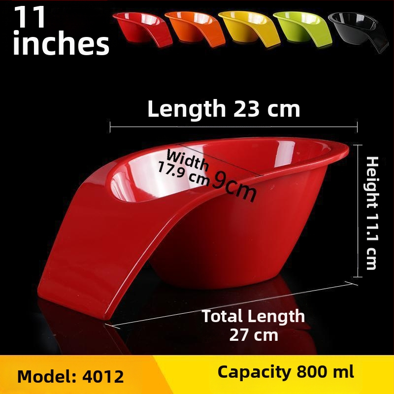 Vas melamină – în formă de extraterestru, model monocrom, finisaj glazurat, imprimare logo și posibilitate de personalizare, pentru adulți, stil simplu