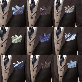 Vreckovka do saka s Paisley kvetinovým vzorom, polyesterové vlákna, jednovrstvá tkanina, večerné oblečenie