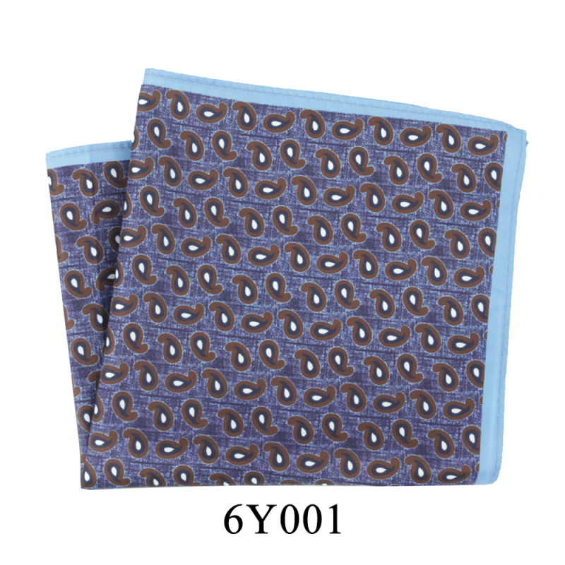 Vreckovka do saka s Paisley kvetinovým vzorom, polyesterové vlákna, jednovrstvá tkanina, večerné oblečenie