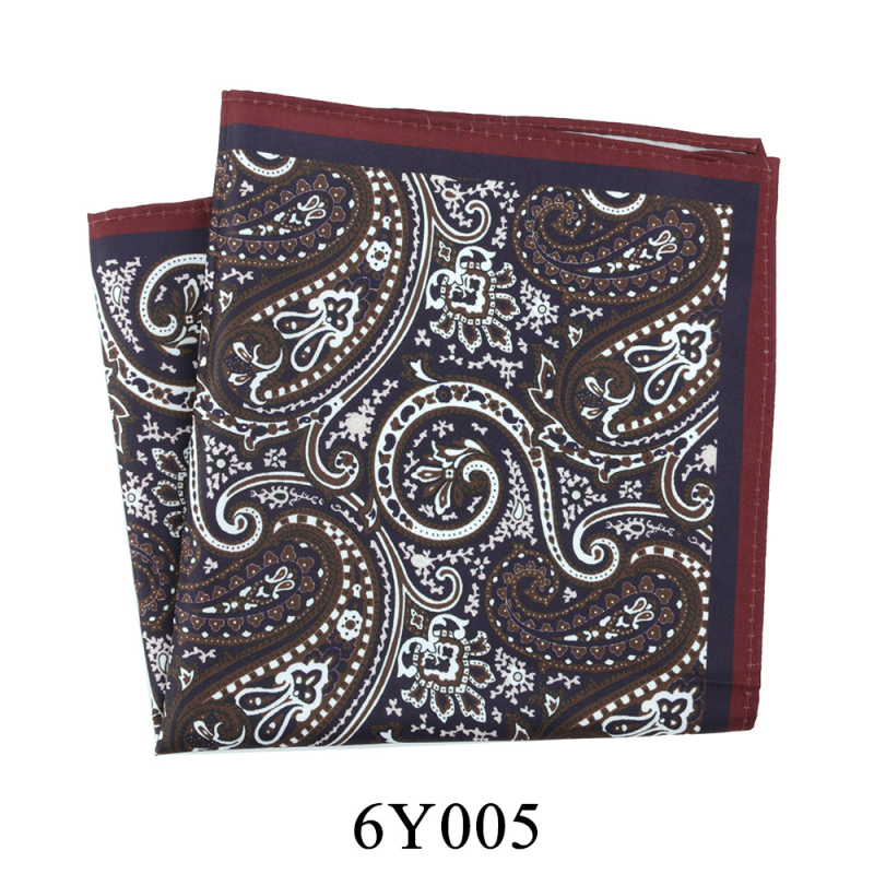 Vreckovka do saka s Paisley kvetinovým vzorom, polyesterové vlákna, jednovrstvá tkanina, večerné oblečenie