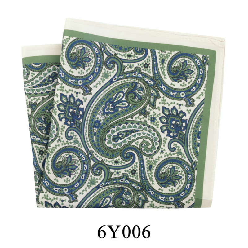 Vreckovka do saka s Paisley kvetinovým vzorom, polyesterové vlákna, jednovrstvá tkanina, večerné oblečenie