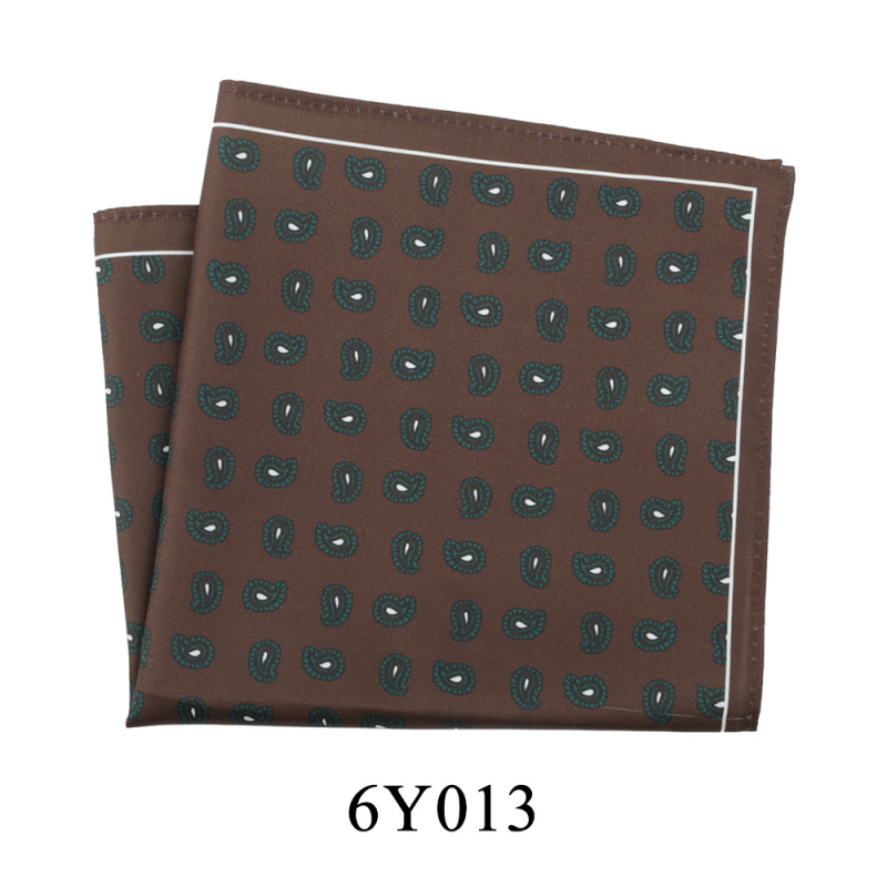 Vreckovka do saka s Paisley kvetinovým vzorom, polyesterové vlákna, jednovrstvá tkanina, večerné oblečenie