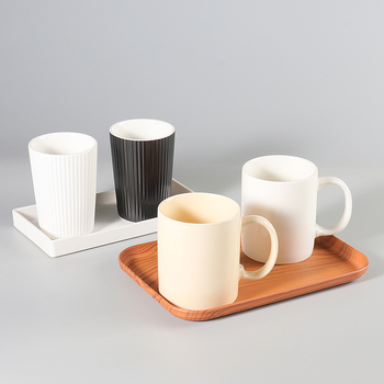 Ορθογώνιος δίσκος από μελαμίνη για ξενοδοχεία και ενοικιαζόμενα δωμάτια – προσαρμόσιμος με εκτύπωση λογότυπου, δυνατότητα ιδιωτικής ετικέτας, μοντέρνος μινιμαλιστικός σχεδιασμός