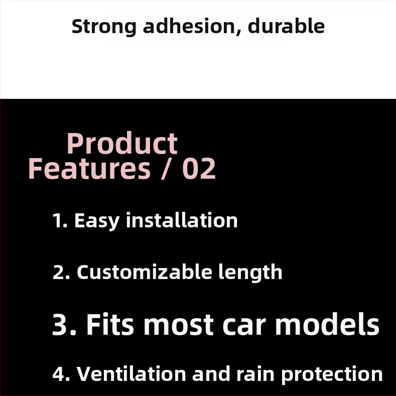 Feicheng silikona gumijas blīves lente durvīm un logiem – plaisu aizsardzība pret lietus