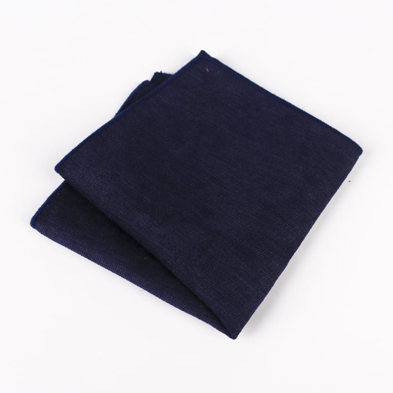 Unisex τετράγωνο μαντήλι για την τσέπη από σουέδ, μονόχρωμο, βαμμένο, επίσημο στυλ