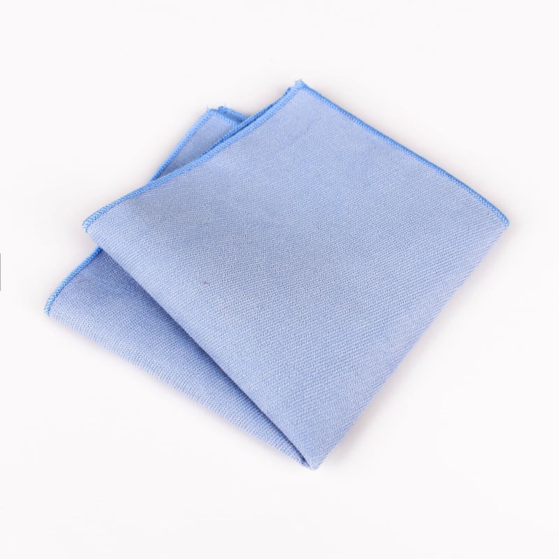 Unisex τετράγωνο μαντήλι για την τσέπη από σουέδ, μονόχρωμο, βαμμένο, επίσημο στυλ