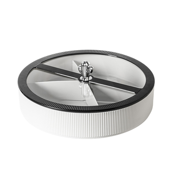 Πιατέλα φρούτων Furi, ABS υλικό, ριγέ μοτίβο, μοντέρνος μινιμαλισμός, λανσάρισμα χειμώνας 2025