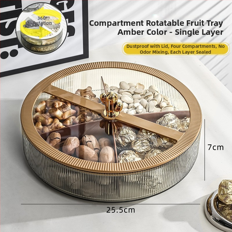 Πιατέλα φρούτων Furi, ABS υλικό, ριγέ μοτίβο, μοντέρνος μινιμαλισμός, λανσάρισμα χειμώνας 2025