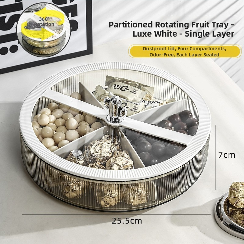 Πιατέλα φρούτων Furi, ABS υλικό, ριγέ μοτίβο, μοντέρνος μινιμαλισμός, λανσάρισμα χειμώνας 2025