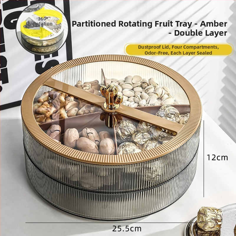 Πιατέλα φρούτων Furi, ABS υλικό, ριγέ μοτίβο, μοντέρνος μινιμαλισμός, λανσάρισμα χειμώνας 2025