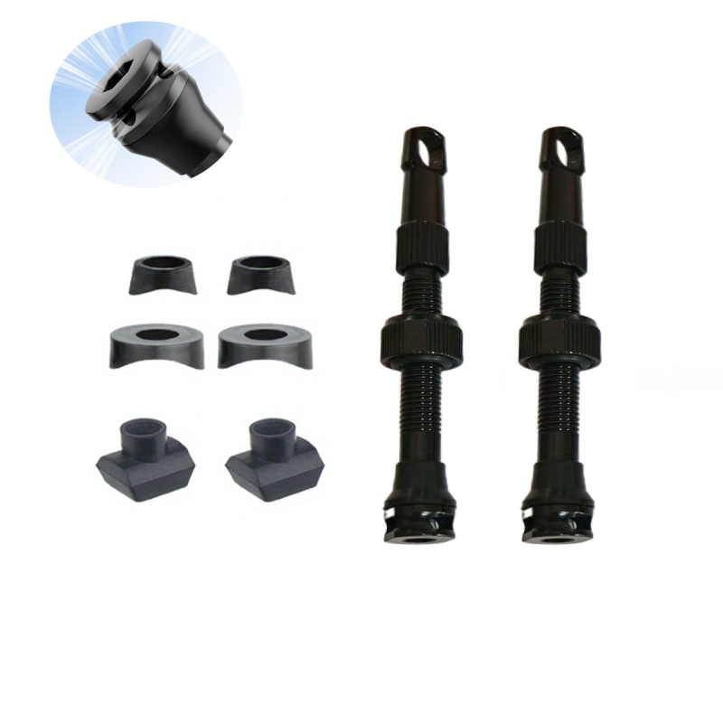 Bezkameru ventilis velosipēdam – nerūsējošais tērauds, franču vītne, sānu ar trim atverēm, skrūvējama uzstādīšana, parastā kodola dobums