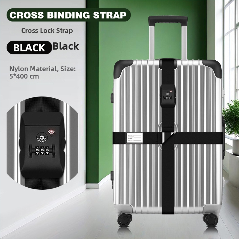 Nailonist pagasirihm — varguse vastu, maavärinetele vastupidav, koormuse vähendamine, pagasile lisatarvikud