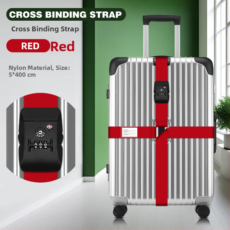 Nailonist pagasirihm — varguse vastu, maavärinetele vastupidav, koormuse vähendamine, pagasile lisatarvikud