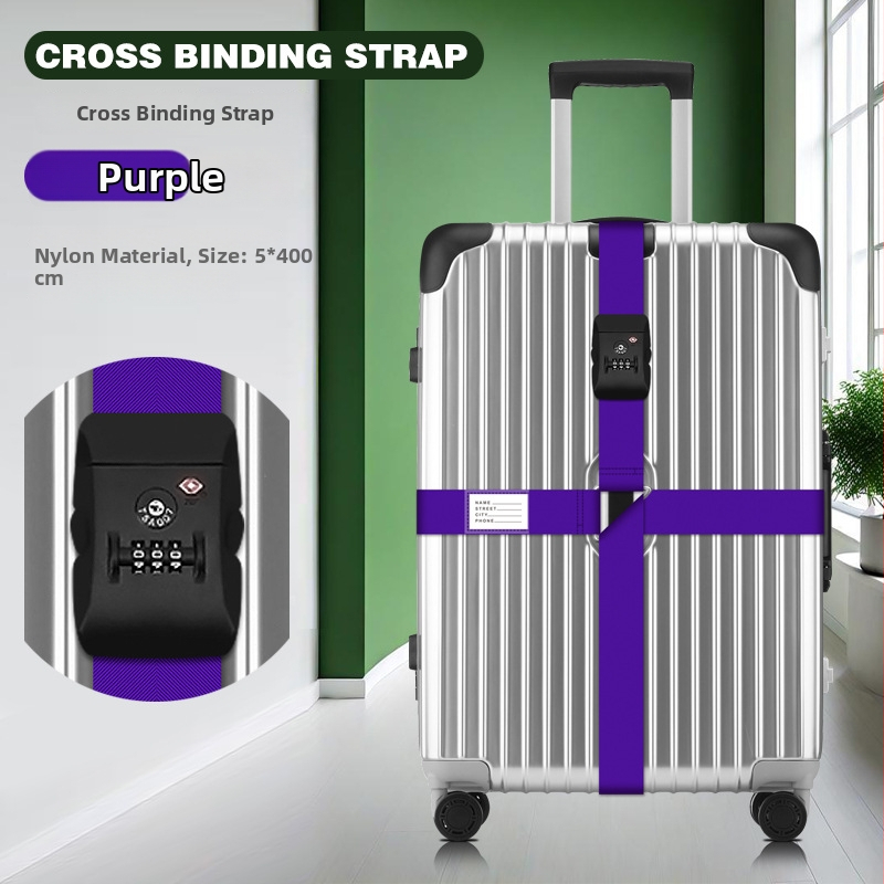 Nailonist pagasirihm — varguse vastu, maavärinetele vastupidav, koormuse vähendamine, pagasile lisatarvikud