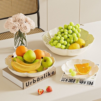 Σετ πιατών φρούτων — σχήμα λουλουδιού, πλαστικό, απλό στυλ, πρώτη τάξη ποιότητας