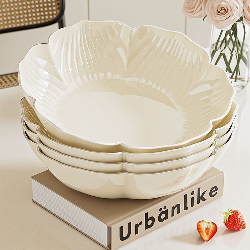 Σετ πιατών φρούτων — σχήμα λουλουδιού, πλαστικό, απλό στυλ, πρώτη τάξη ποιότητας