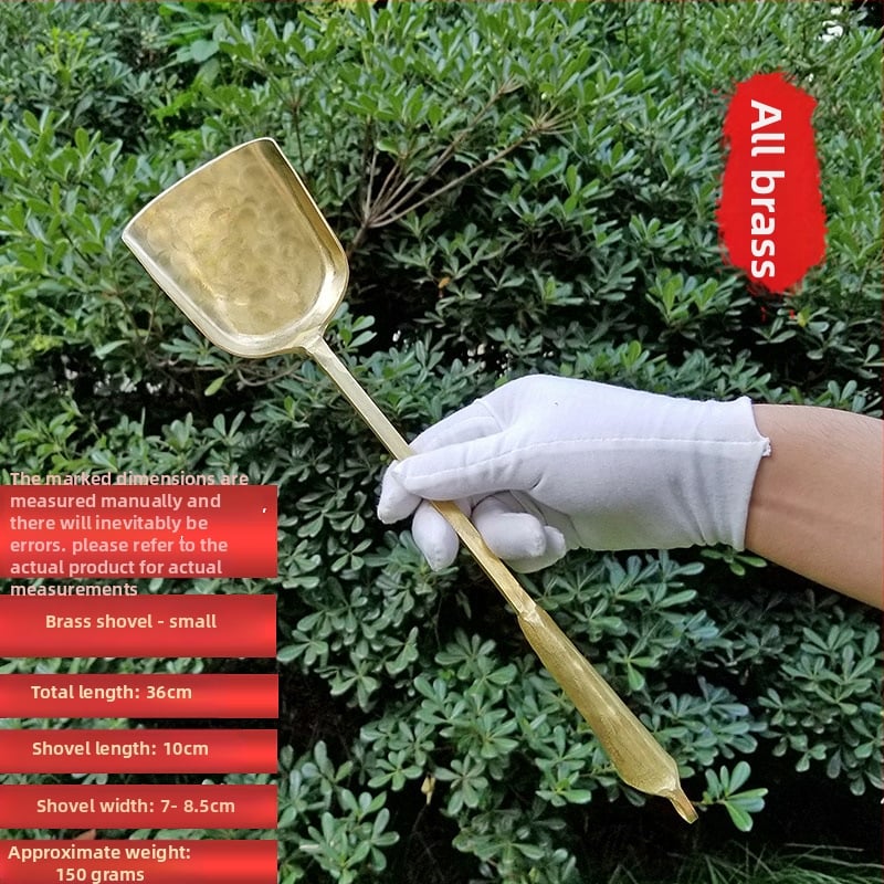 Lingură de cupru, stil modern simplu, pentru adulți, model monocrom, tacâmuri de bucătărie Copper Craftsman