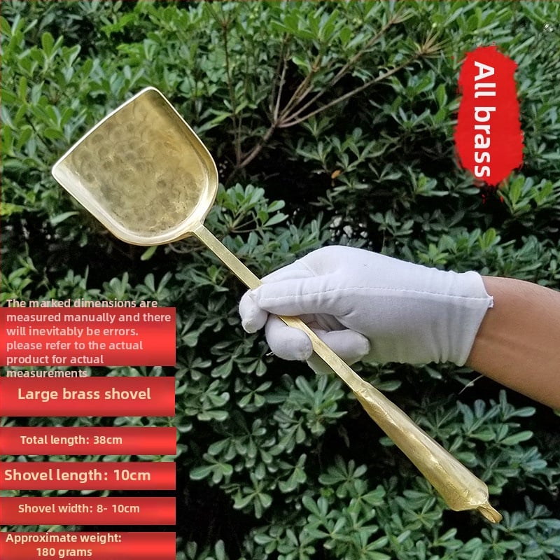 Lingură de cupru, stil modern simplu, pentru adulți, model monocrom, tacâmuri de bucătărie Copper Craftsman