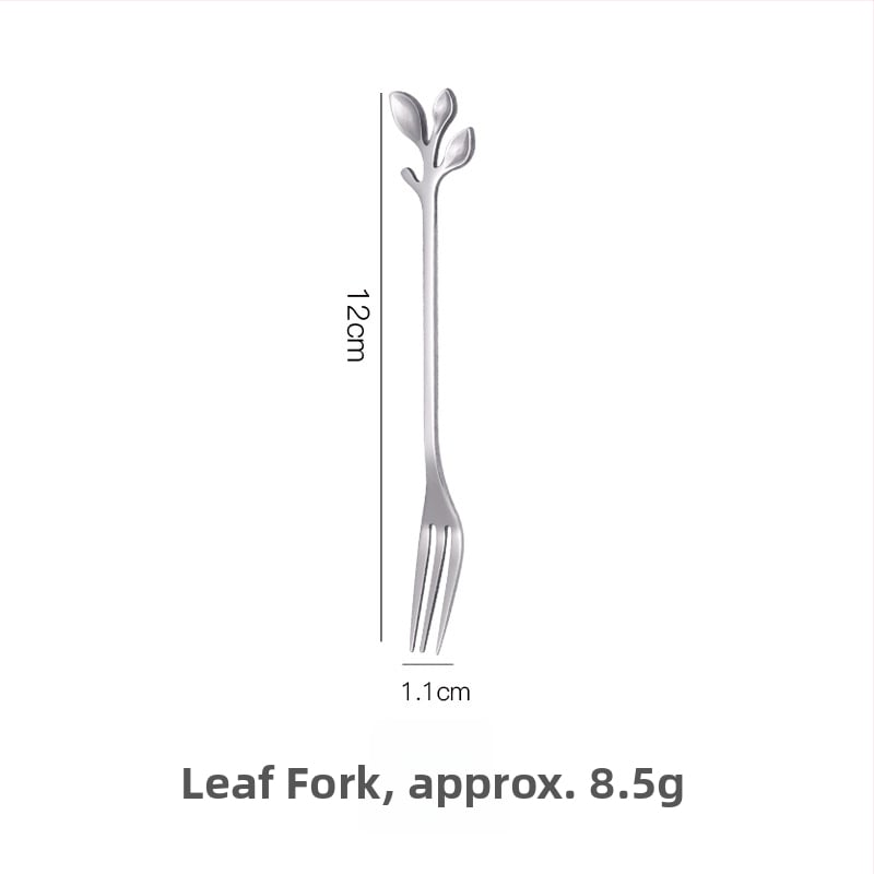 Lingură cu mâner lung, motiv floare de cireș, oțel inoxidabil 410, finisaj oglindă, Little Old Man Tableware