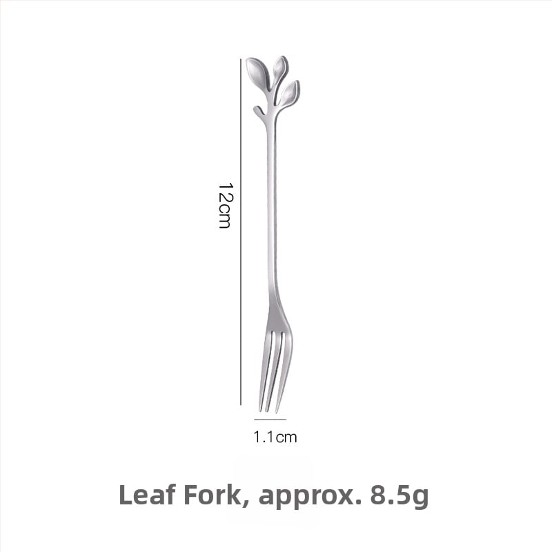 Lingură cu mâner lung, motiv floare de cireș, oțel inoxidabil 410, finisaj oglindă, Little Old Man Tableware