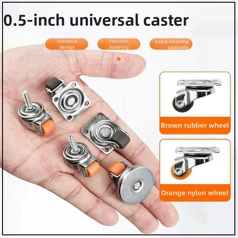 Мебелни ролки безшумни със TPE гуми и стоманени лагери, модел TPE Furniture Silent Rollers, марка 3T8O, подходящи за преместване на различни мебели