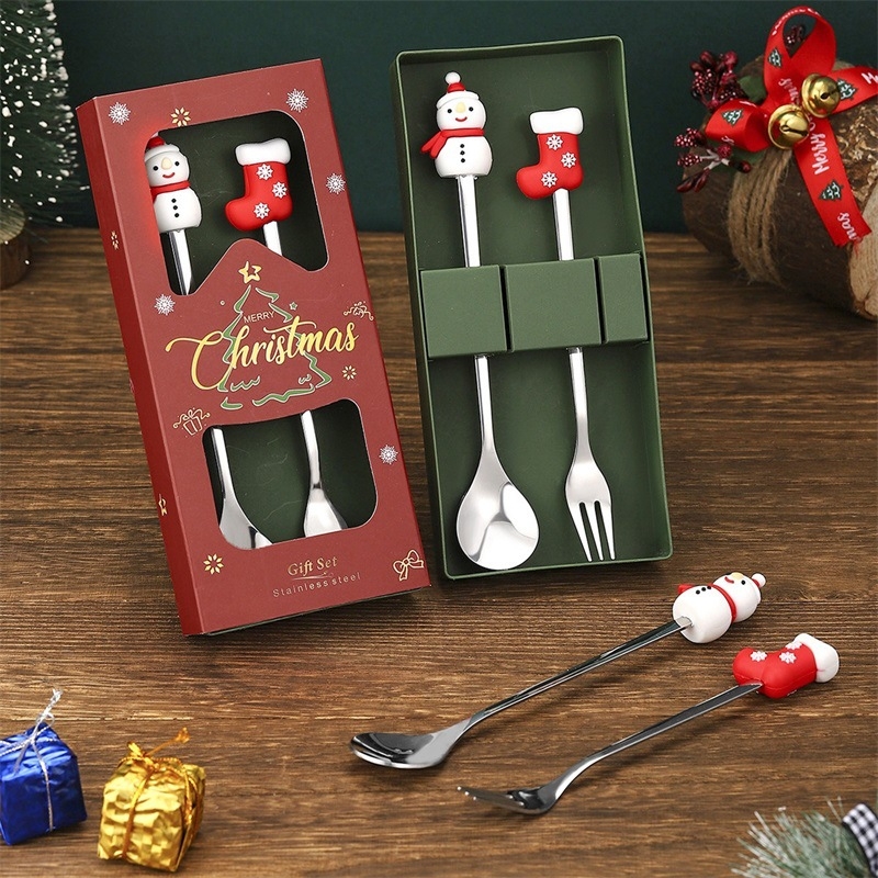 Set din două piese: furculițe și linguri din oțel inoxidabil 410, finisaj oglindă, realizat manual, imprimare logo disponibil