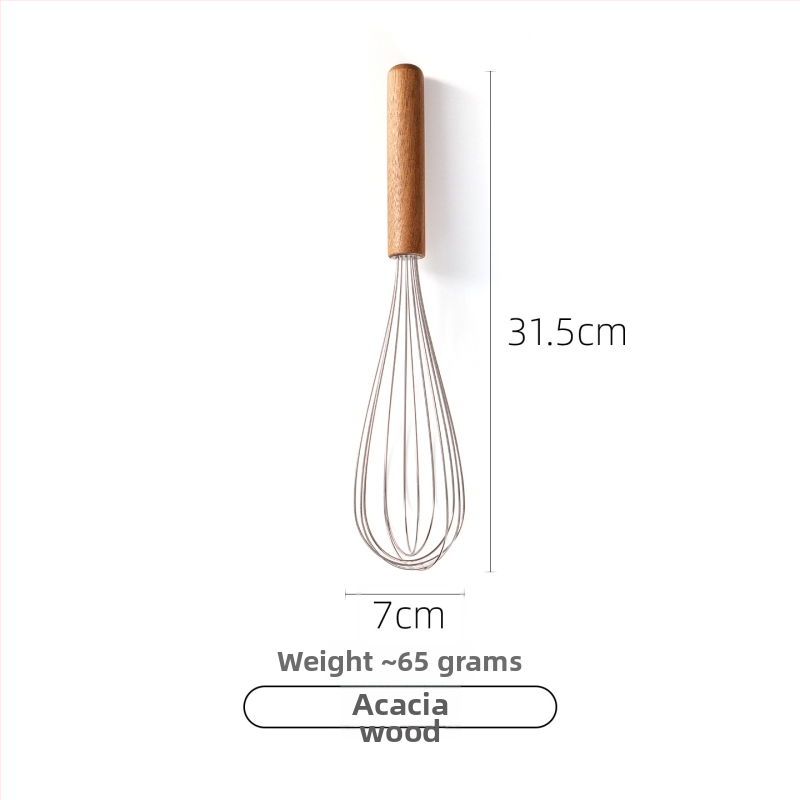 Akācijas koka karotes un lāpstas komplekts nepiedegošām pannām, izturīgs pret augstām temperatūrām, aizsardzība pret apdegumiem, āķa dizains, koka rokturi