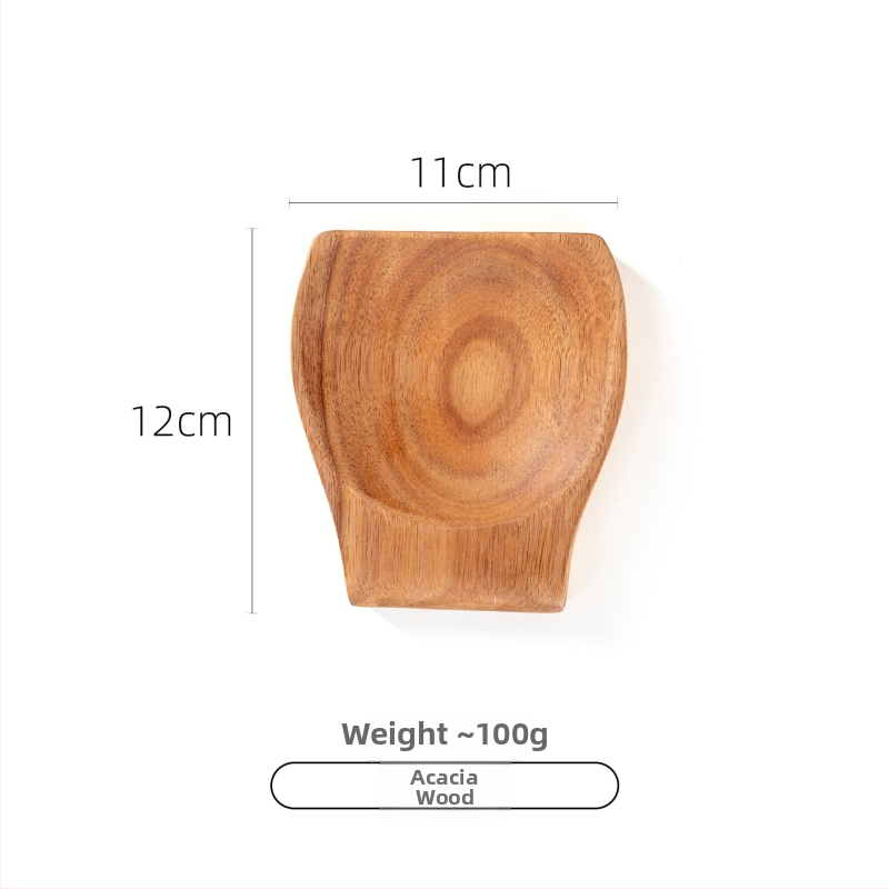 Akācijas koka karotes un lāpstas komplekts nepiedegošām pannām, izturīgs pret augstām temperatūrām, aizsardzība pret apdegumiem, āķa dizains, koka rokturi