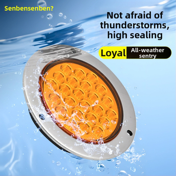 CIMC LED galinis žibintas, 12–24V, 6000K, universalus suderinamumas su sunkvežimiais ir mikroautobusais