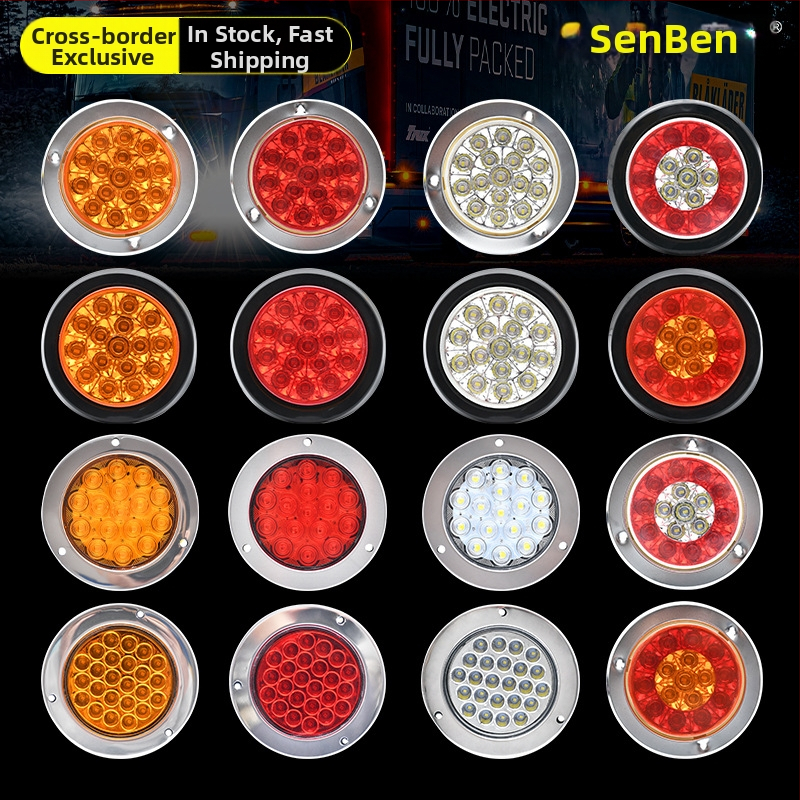 CIMC LED galinis žibintas, 12–24V, 6000K, universalus suderinamumas su sunkvežimiais ir mikroautobusais