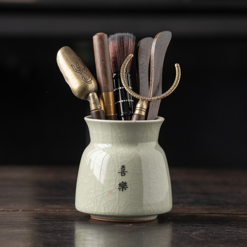 Chenxiang Ge Kiln κεραμικό σετ τελετής τσαγιού Six Gentlemen εργαλεία – Μάρκα Chenxiang, Ge Kiln, κινεζικό στυλ