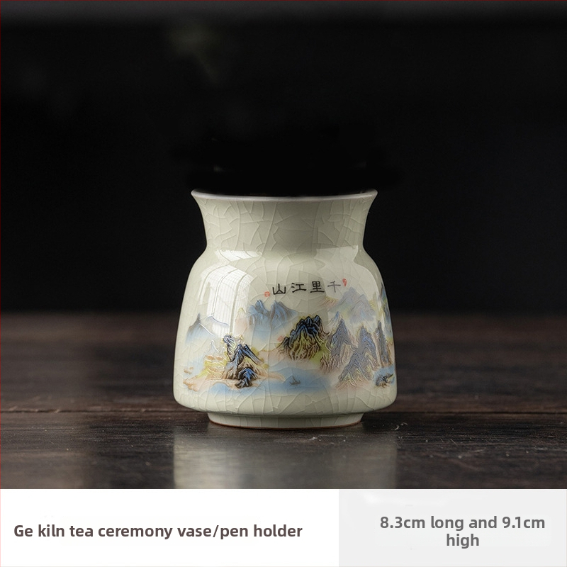 Chenxiang Ge Kiln κεραμικό σετ τελετής τσαγιού Six Gentlemen εργαλεία – Μάρκα Chenxiang, Ge Kiln, κινεζικό στυλ