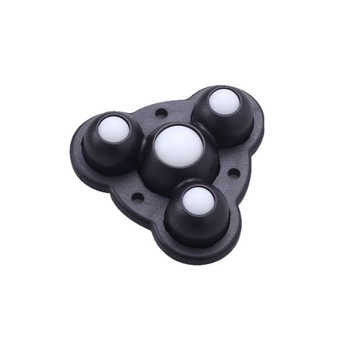 Самозалепващи въртящи колелца за мебели — без пробиване, 360° въртене, дебела основа