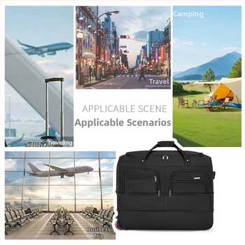 Kokkupandav nailon Reisikott, laiendatav mahutavus 20-35 L, unisex disain, polüestri vooder