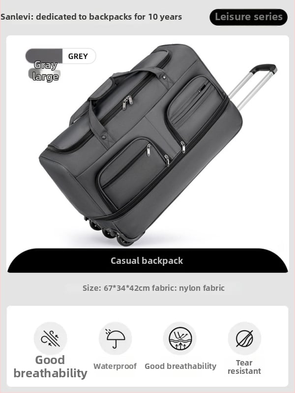 Kokkupandav nailon Reisikott, laiendatav mahutavus 20-35 L, unisex disain, polüestri vooder