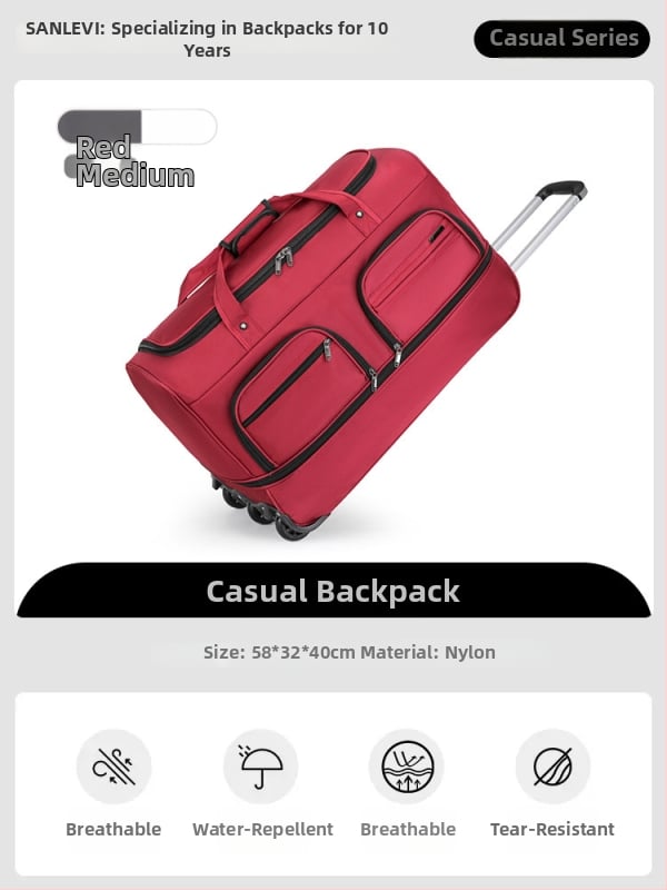 Kokkupandav nailon Reisikott, laiendatav mahutavus 20-35 L, unisex disain, polüestri vooder