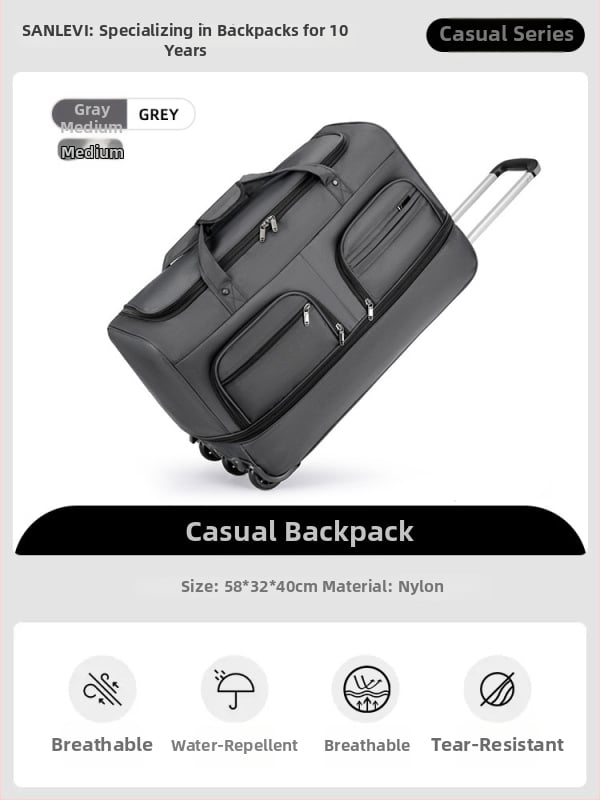 Kokkupandav nailon Reisikott, laiendatav mahutavus 20-35 L, unisex disain, polüestri vooder