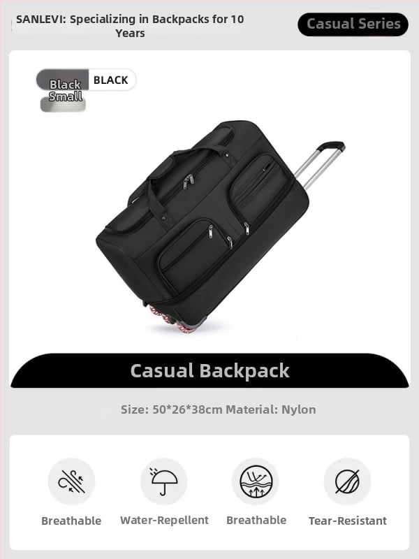 Kokkupandav nailon Reisikott, laiendatav mahutavus 20-35 L, unisex disain, polüestri vooder