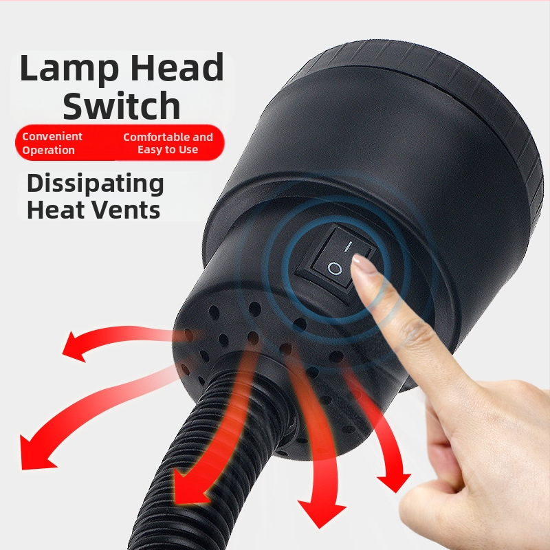 Mašīnas darba instrumentu lampa – LED, magnētiska piestiprināšana, dubultais spriegums 24V/220V (Brand: Nine; Authorized private brands: Yes; Type: Lamps)