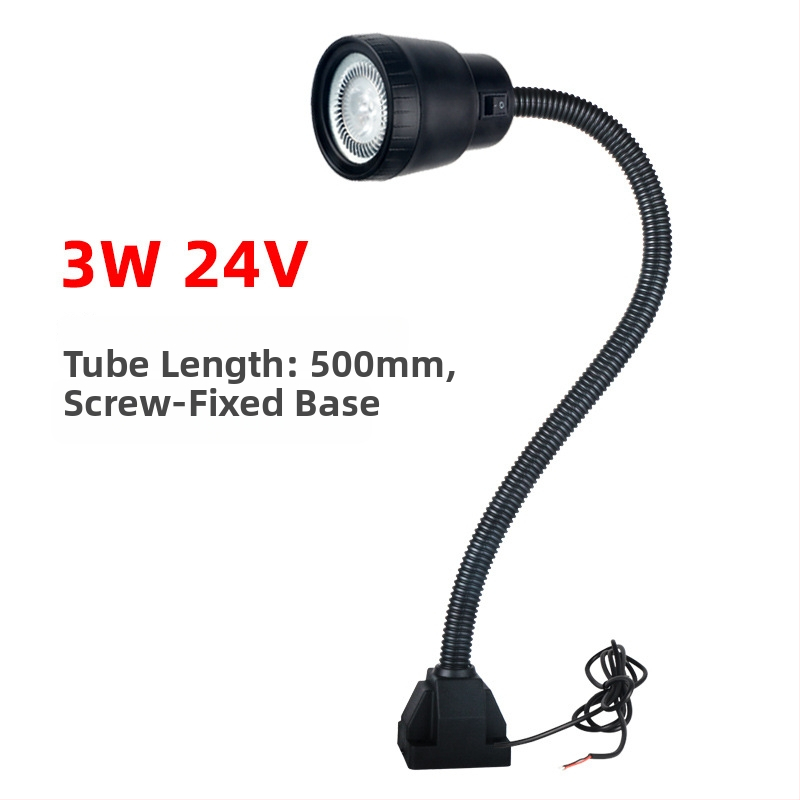 Mašīnas darba instrumentu lampa – LED, magnētiska piestiprināšana, dubultais spriegums 24V/220V (Brand: Nine; Authorized private brands: Yes; Type: Lamps)