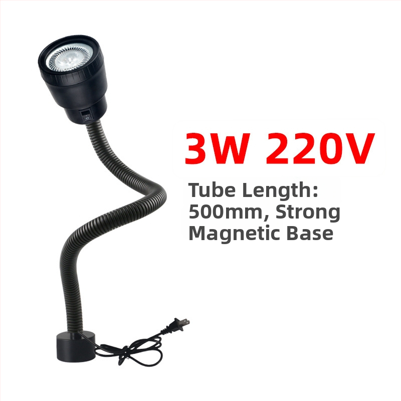 Mašīnas darba instrumentu lampa – LED, magnētiska piestiprināšana, dubultais spriegums 24V/220V (Brand: Nine; Authorized private brands: Yes; Type: Lamps)