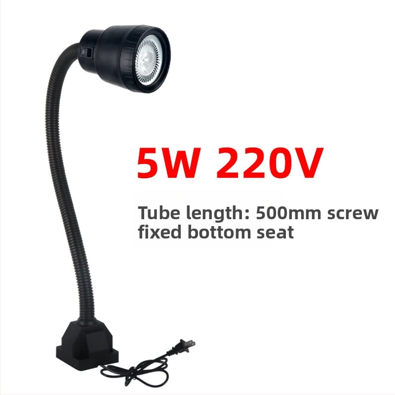 Mašīnas darba instrumentu lampa – LED, magnētiska piestiprināšana, dubultais spriegums 24V/220V (Brand: Nine; Authorized private brands: Yes; Type: Lamps)