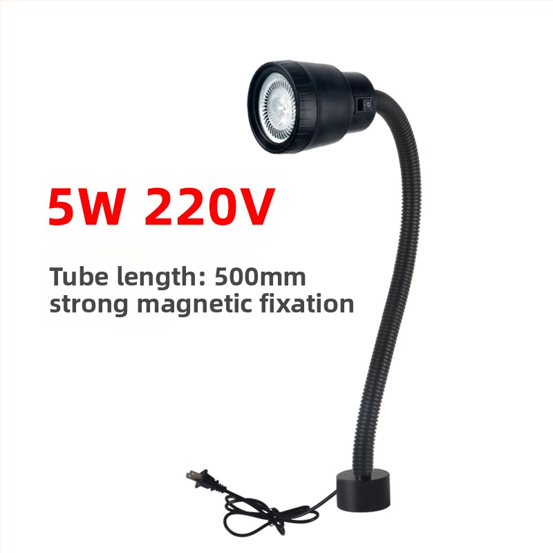 Mašīnas darba instrumentu lampa – LED, magnētiska piestiprināšana, dubultais spriegums 24V/220V (Brand: Nine; Authorized private brands: Yes; Type: Lamps)