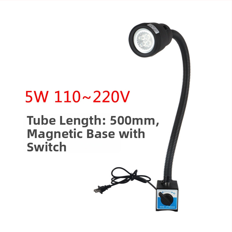 Mašīnas darba instrumentu lampa – LED, magnētiska piestiprināšana, dubultais spriegums 24V/220V (Brand: Nine; Authorized private brands: Yes; Type: Lamps)