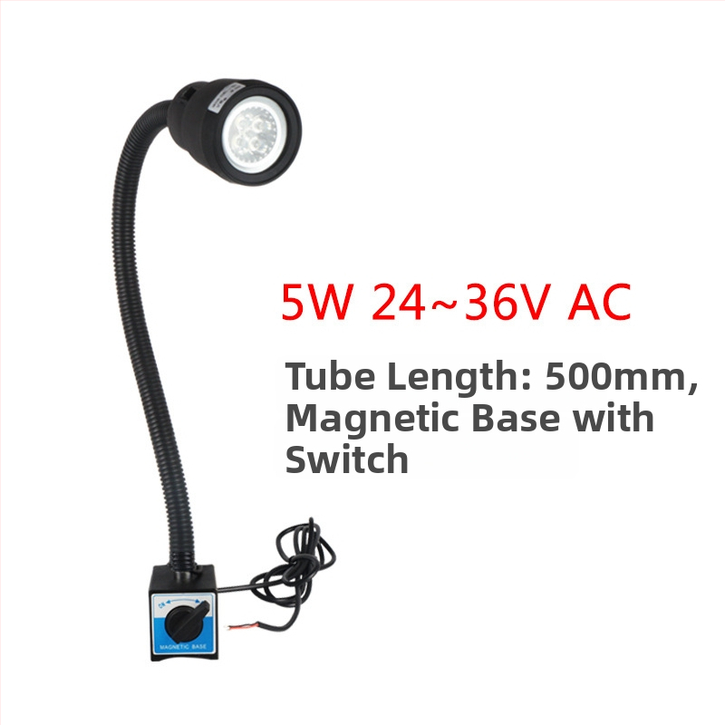 Mašīnas darba instrumentu lampa – LED, magnētiska piestiprināšana, dubultais spriegums 24V/220V (Brand: Nine; Authorized private brands: Yes; Type: Lamps)