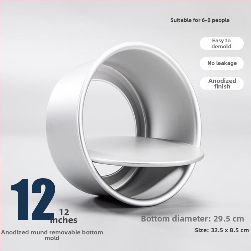Okrugla kalupa za pečenje - aluminijska legura; kategorija: kalupi za pečenje kolača; pakiranje: opp; lansiranje na tržište: 2014