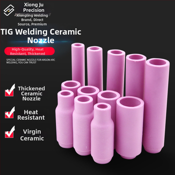 Keramikinis antgalis argono lankinio suvirinimui – WP serija (WP18/17/26, QQ300, QS300), invertuotas keraminis dangtelis, 13N10N serija