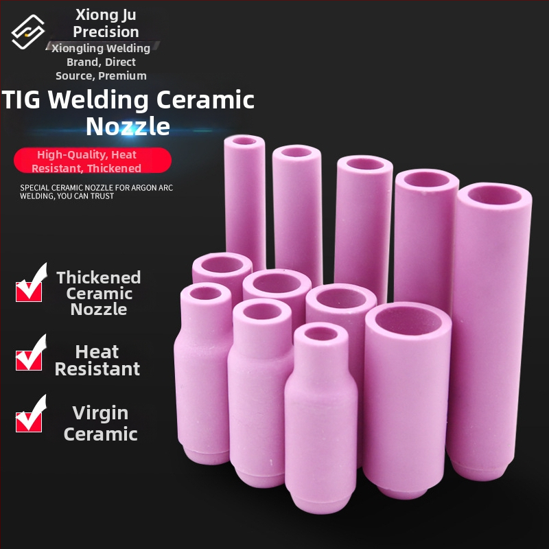 Keramikinis antgalis argono lankinio suvirinimui – WP serija (WP18/17/26, QQ300, QS300), invertuotas keraminis dangtelis, 13N10N serija